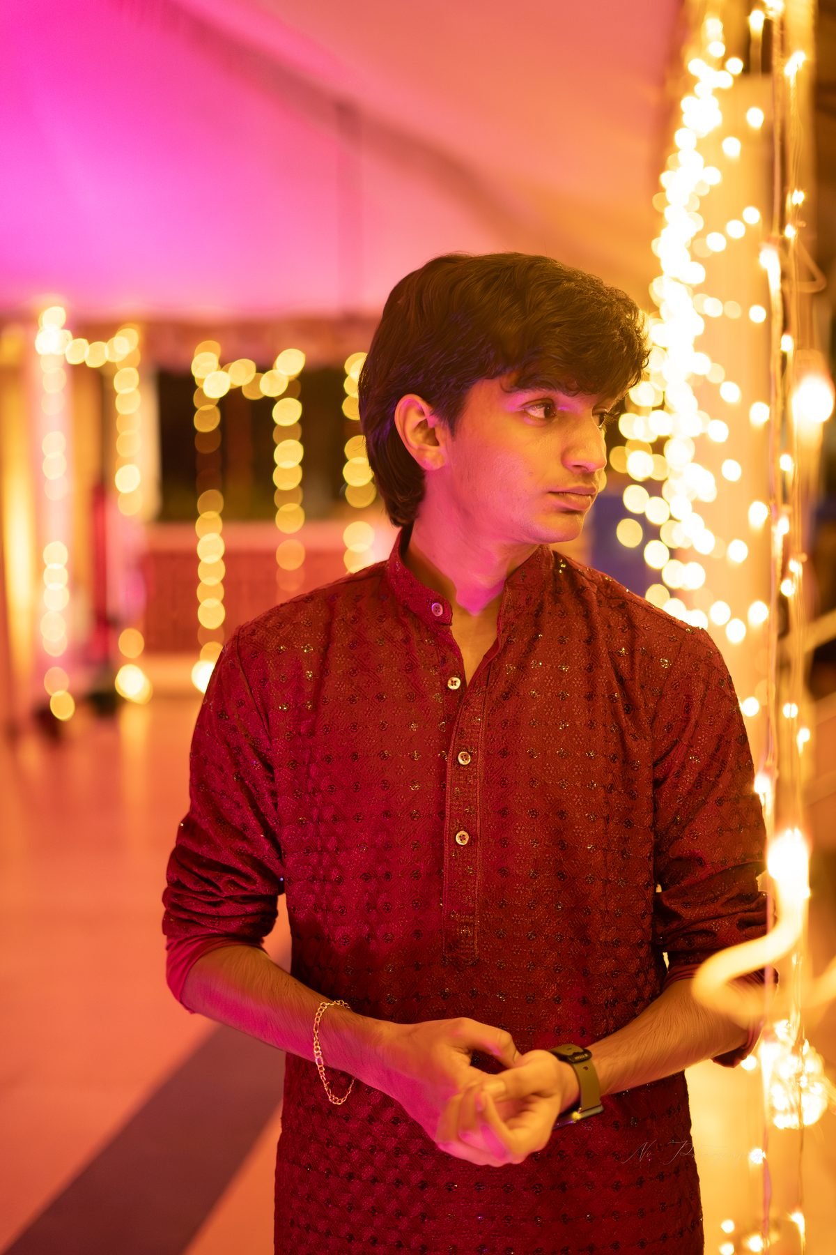 String Light Portrait