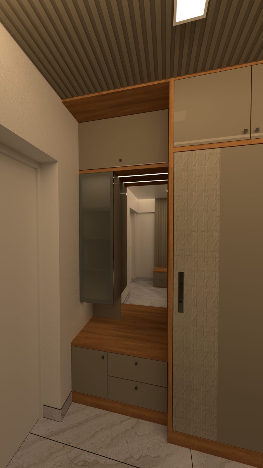 Bedroom Two – Dressing Corridor