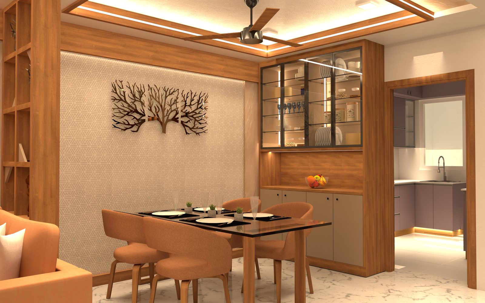 Dining Area – Crockery Unit