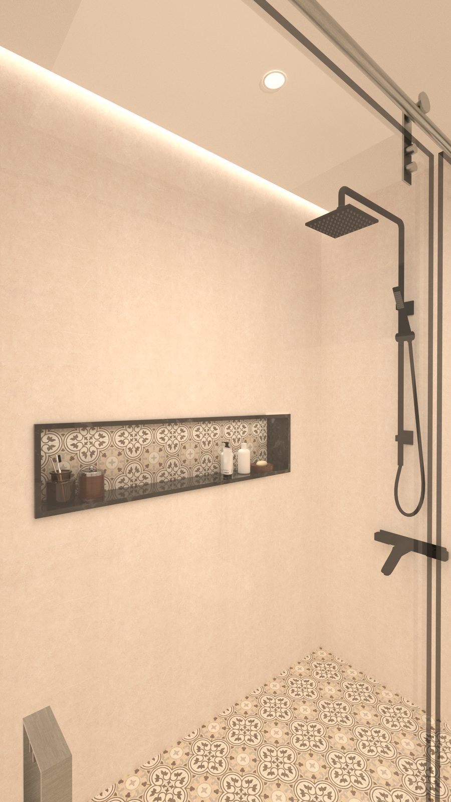 Bathroom – Shower Fitting Detail