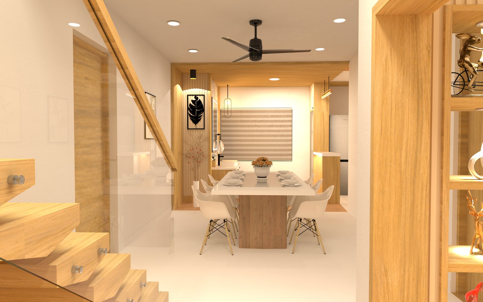 Dining Area & Staircase