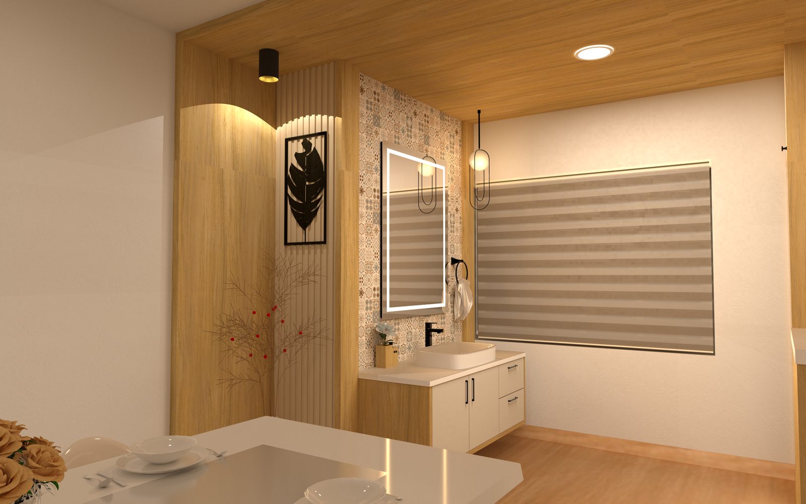 Dining & Powder Nook