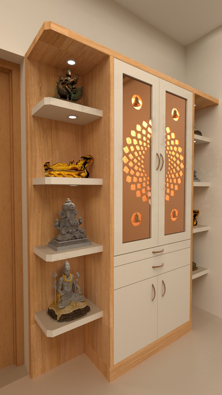 Pooja Unit – Close Up